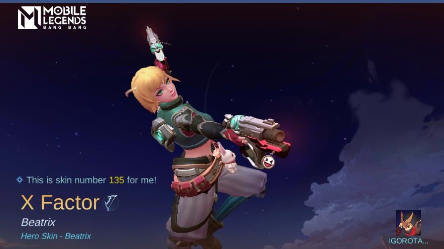 BostonRob9's tweet photo. I just obtained a new skin X Factor in Mobile Legends: Bang Bang! Let's face off against the world's best MOBA players together! 
https://t.co/eXzPVbVvzl https://t.co/TPy6jXHllZ