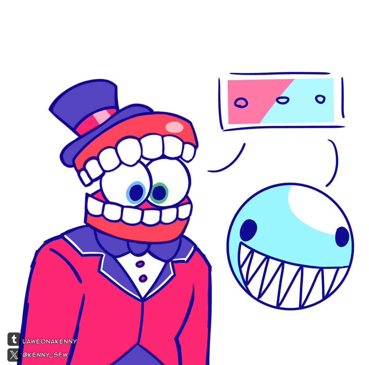 Kenny_SFW's tweet photo. Would?... 💕 #TheAmazingDigitalCircus #TADC #tadckinger #tadccaine #cainexkinger #royalteeth #kingleader https://t.co/fRjcnrhQFX