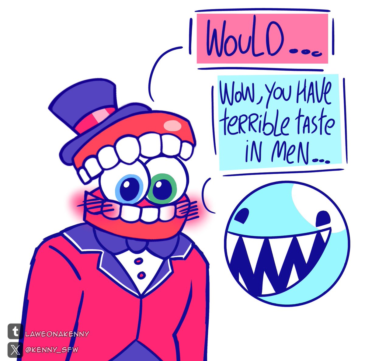 Kenny_SFW's tweet photo. Would?... 💕 #TheAmazingDigitalCircus #TADC #tadckinger #tadccaine #cainexkinger #royalteeth #kingleader https://t.co/fRjcnrhQFX
