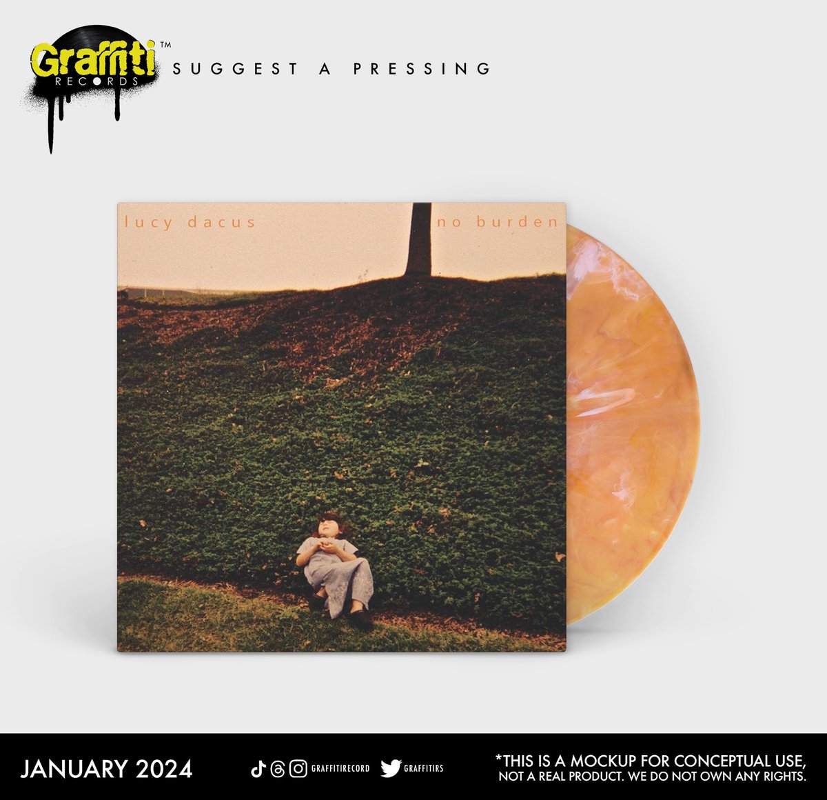GraffitiRS's tweet photo. SUGGEST A PRESSING:
Lucy Dacus - No Burden
#lucydacus #noburden #SuggestAPressing @lucydacus https://t.co/PZA2fO5Vbj