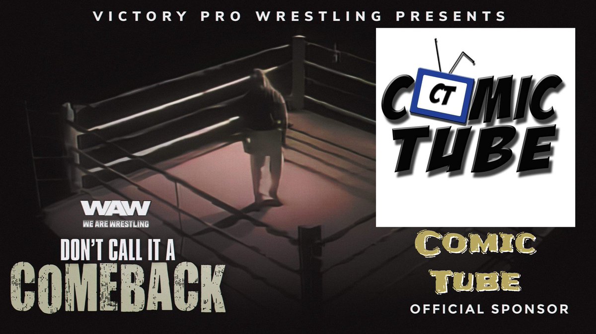 wrestling_we's tweet photo. HUGE thank you to:

@RisingStarPodJK 
@GoforthePinShow 
@TheBigPop_ 
#ComicTube 

for sponsoring our upcoming Feb 2nd return! We are extremely thankful to them for being a part of WAW. 

There are still spots available! DM us now to find out how! We work with ALL budgets! https://t.co/vXUn50rVcM