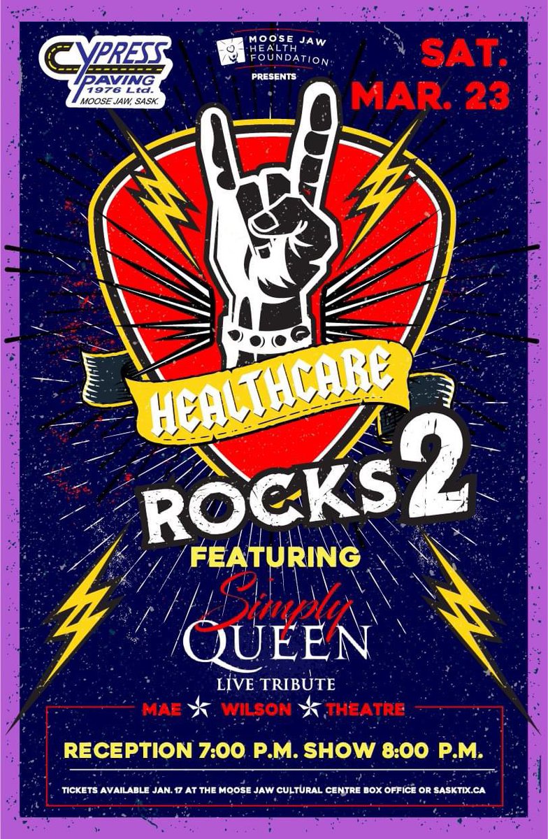 Tickets on sale Wednesday, January 17th.