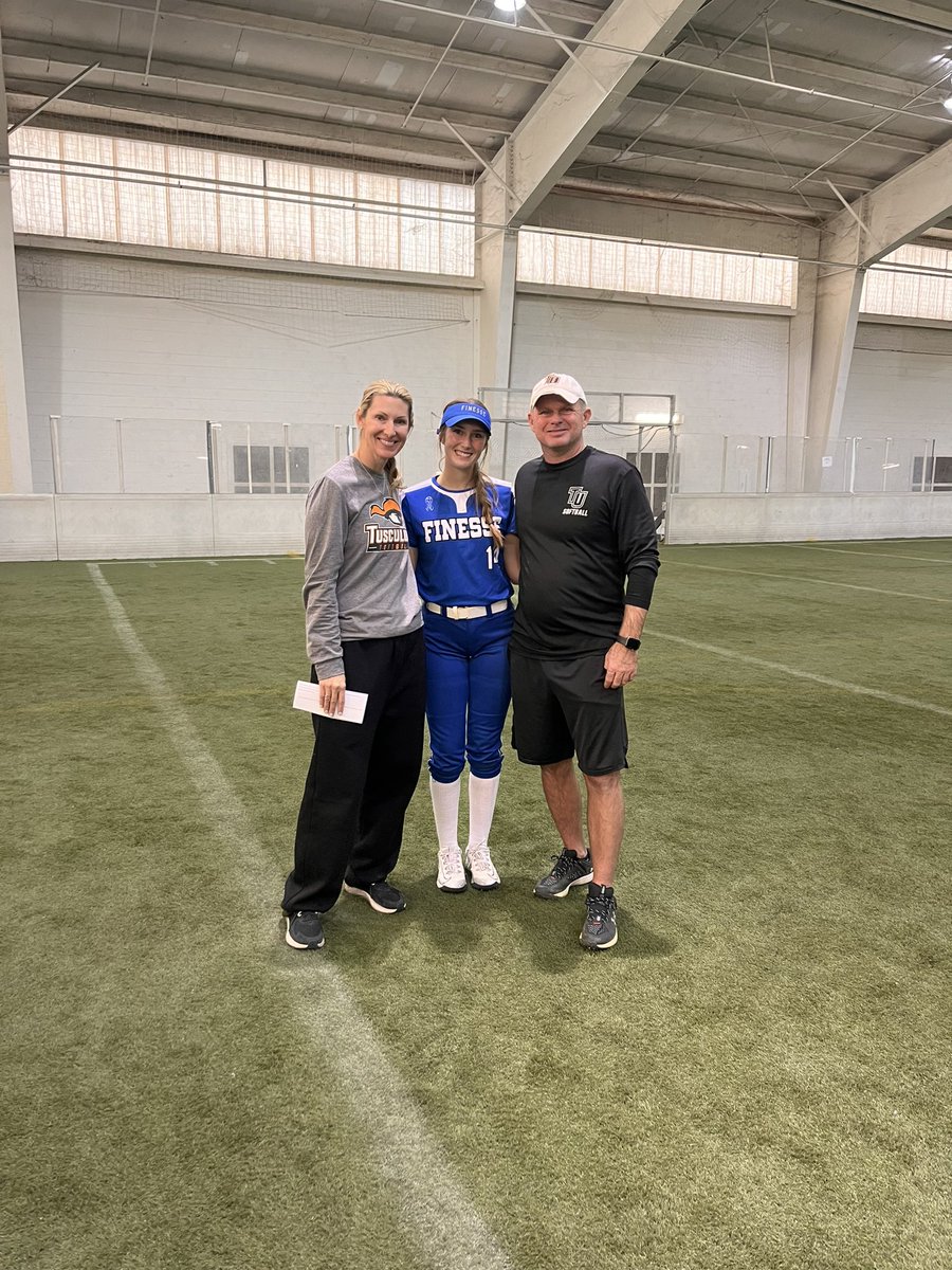 AvaHallows_2025's tweet photo. What a great day at @TusculumSB! Thank you coach @Krenz77Eric and coach Julie Huebner for the great feedback. I loved getting to know the players and your campus. I can’t wait to come back! Pioneer Up 🧡🖤@FinesseHoverman @donnysoftball @CollegeBDJocks https://t.co/PDqK4DRzcu