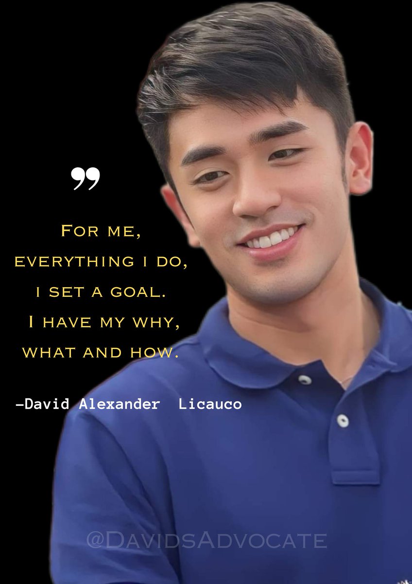 DavidsAdvocate's tweet photo. Embarking on the path of success is not a random stroll; it's a purposeful journey illuminated by clear goals. 

👇Take this from David: 

• What is my goal? 
• Why I'm going to do it?
• How will I move forward to reach my goal? 

#DavidLicauco
#BePersistent https://t.co/4z5bBLQe0H