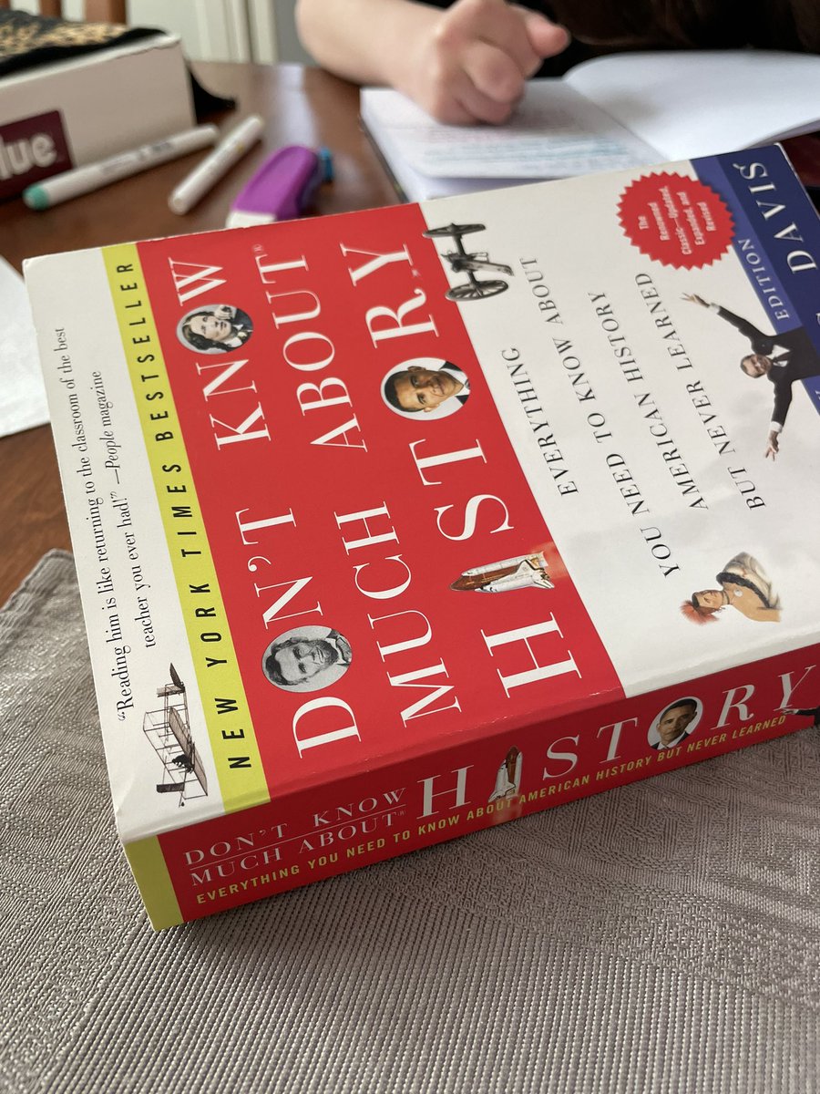 PeerJen's tweet photo. This weekend’s tasks included learning about the War of 1812. I never miss a chance to have @kennethcdavis help me explain history to her! #grade7 #shelikeshistorytoo 📚 https://t.co/u2Tw3sl4n7
