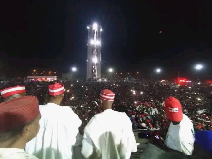 hon_najib's tweet photo. Finally, at Filin Mahaha🔥🔥🔥

Governor Abba K Yusuf homecoming thunderous turnout🙌 When the people love you? The Love is always massive and never in doubt. https://t.co/z1EfsG5htS