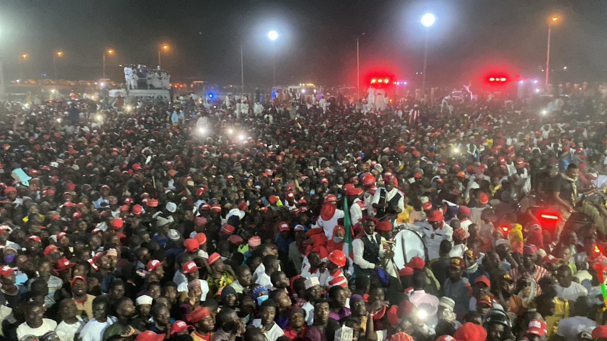 hon_najib's tweet photo. Finally, at Filin Mahaha🔥🔥🔥

Governor Abba K Yusuf homecoming thunderous turnout🙌 When the people love you? The Love is always massive and never in doubt. https://t.co/z1EfsG5htS