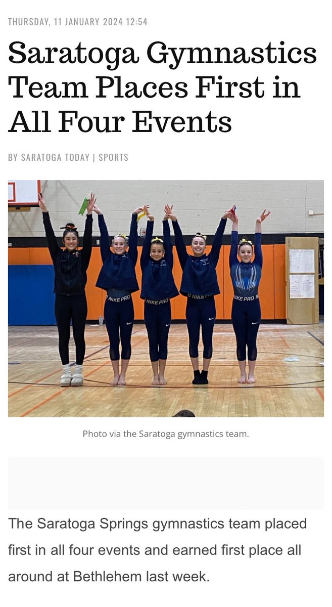 So proud to be featured in our hometown paper <a href="/SaratogaTODAY/">Saratoga TODAY</a>