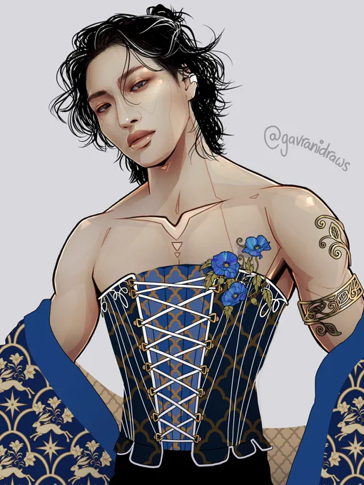 corset  #SEONGHWA #ATEEZ #ATEEZfanart 
