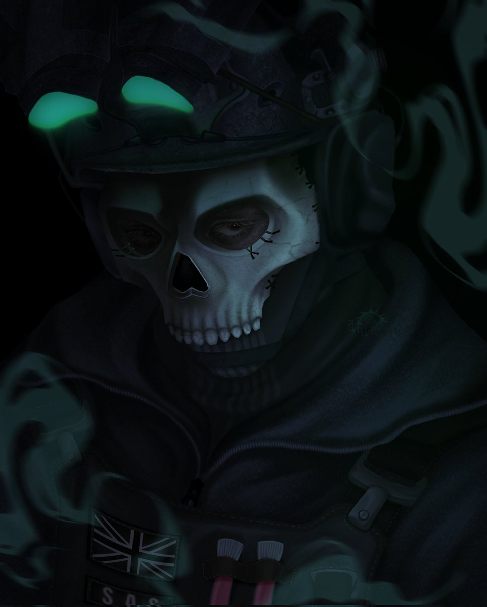 Debradebss's tweet photo. #CallofDuty #CoDFanart #SimonGhostRiley #SimonRiley #CallofDutyModernWarfare3 #ArtistOnTwitter #Procreate #ghostcod #Ghost #ghostmw2 #CODMW https://t.co/XyZPTVCL6r