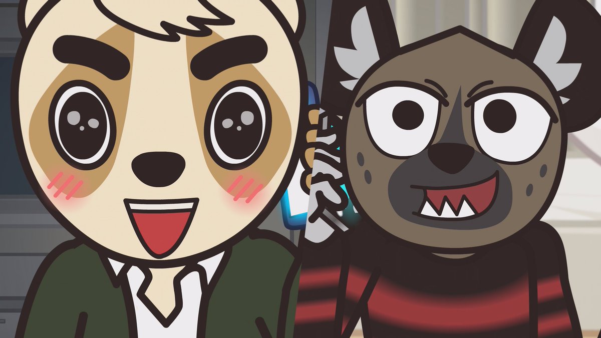 DailyHaida's tweet photo. Haida is calling Anai today! 

#Haida #Aggretsuko #アグレッシブ烈子 https://t.co/gOos8lcHy8