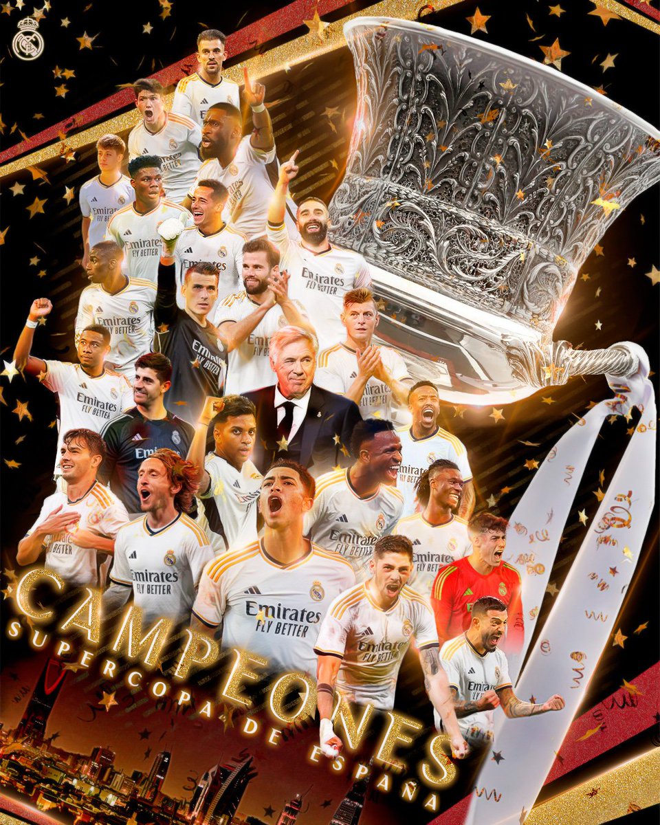 CR_Chicas's tweet photo. Masih awal tahun udah sabet Piala 🔥🔥🔥🔥
Yokk bisaa yokkk
La Liga dan UCL lagi
🥰🥰🥰❤️❤️❤️
#HalaMadrid #HalaMadridYNadaMas https://t.co/j0HJ6GtLti