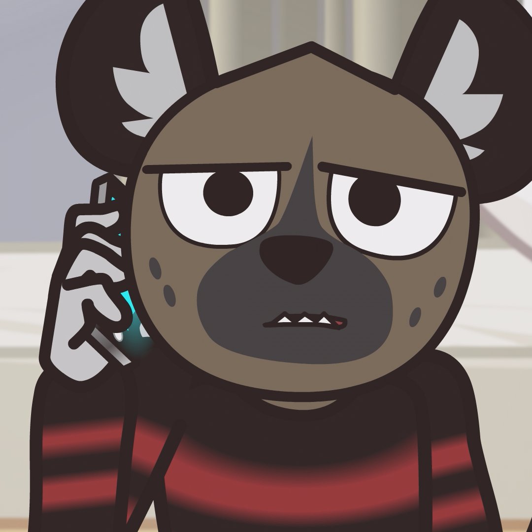 DailyHaida's tweet photo. Haida is calling Anai today! 

#Haida #Aggretsuko #アグレッシブ烈子 https://t.co/gOos8lcHy8