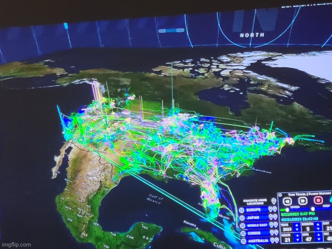 @RealAlexJones This is a rollup of the survey flights over the course of the last year via SkyGlass. They are mapping every square mile and largely in major cities. a) This is highly unusual amount and b) under normal circumstances is only done in the fall.