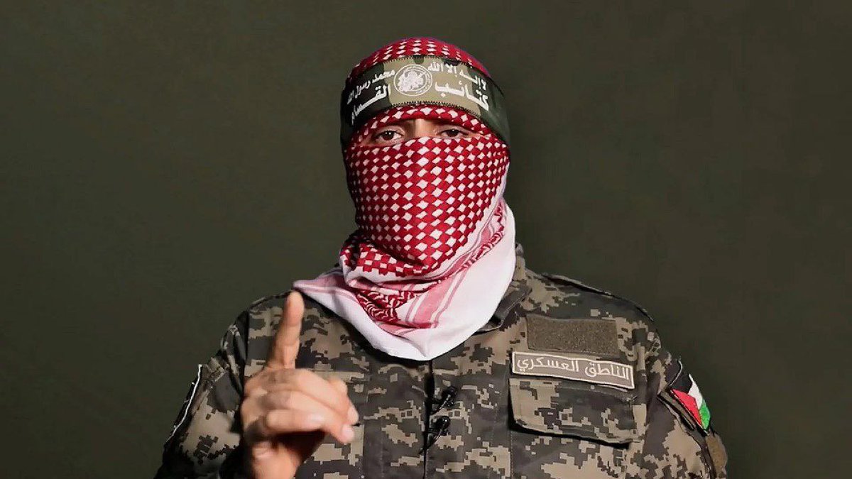 The spokesman for the Qassam Brigades, Abu Obeida, after 100 days since the beginning of the Israeli aggression on Gaza:

- We have inflicted damaging losses on the enemy that exceed what it suffered on October 7th, and we continue to inflict heavy losses on it.  

- We targeted