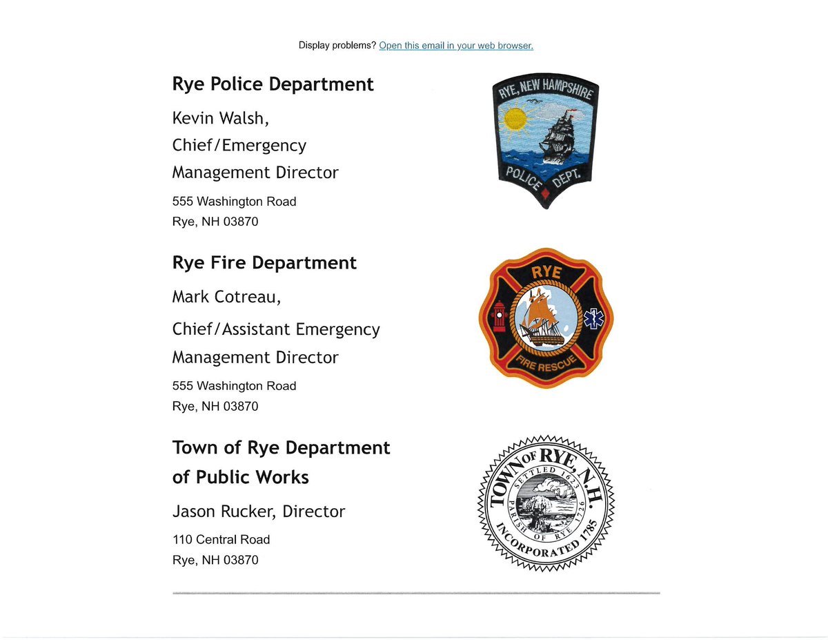 Rye Police NH tweet media