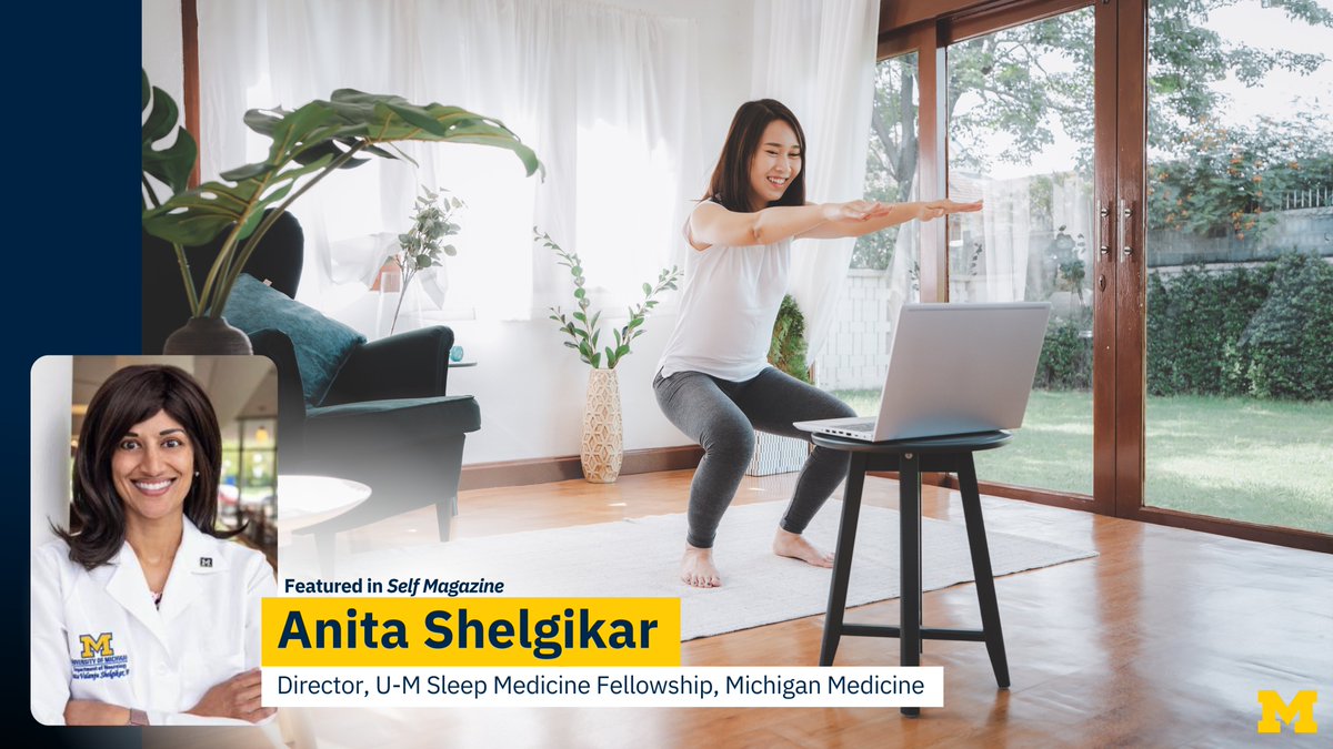 Trying to wake up earlier so you can exercise in the morning? @UMichMedicine clinical professor of neurology Anita Shelgikar shares some helpful tips in @SELFmagazine. myumi.ch/zwRwR