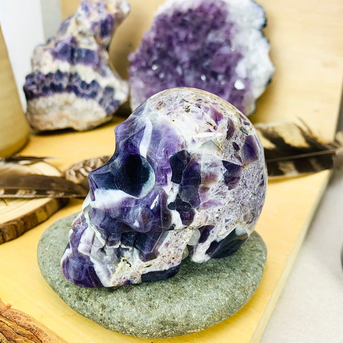 Cryptoreaperrr's tweet photo. Dream Amethyst Skull (Medium Size) 🔥🔥 https://t.co/iMrc6vcbEV https://t.co/4gsIXzjkMP