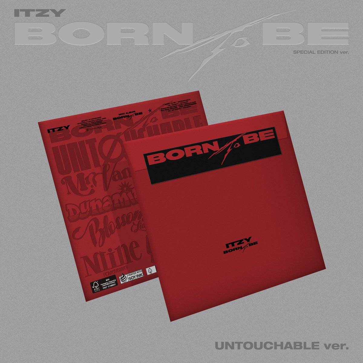 ITZYofficial's tweet image. ITZY &amp;lt;BORN TO BE&amp;gt; SPECIAL EDITION (UNTOUCHABLE Ver.)
ALBUM PREVIEW

📌 RELEASE 2024.01.26 FRI

#ITZY #MIDZY @ITZYofficial
#ITZY_BORNTOBE
#ITZY_UNTOUCHABLE