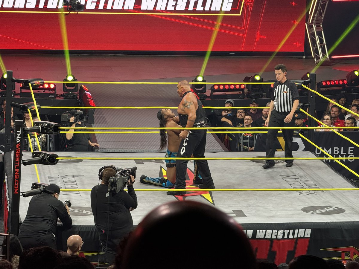 TNRevolver's tweet image. PCO destroys the local guy. #SnakeEyes #IMPACTonAXSTV