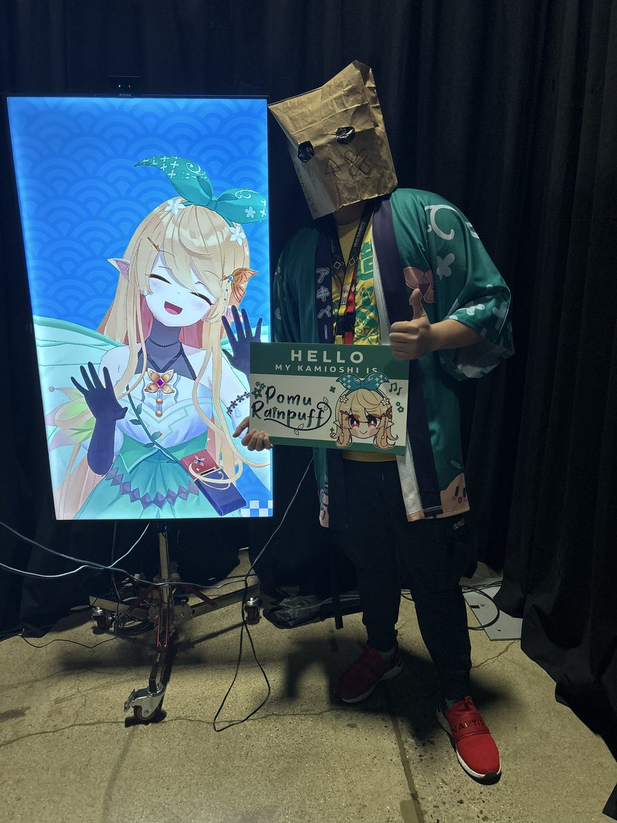 This wasn’t my first rodeo and I wish it wasn’t the last but, I got the title of being the last one to meet and talk to Pomu. Thank you Pomu for being such a major role model in my life. Thank you for so much fun the past few years. #PomuRainpuff #PomuLive #ANIMEImpulseLA2024