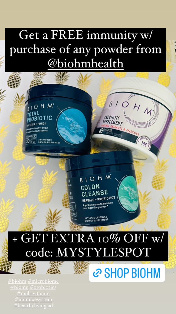 ladyboarder9669's tweet photo. RT! BIOHM IS WINNING MAJOR AWARDS! C what the big deal is about! HUGE PRICE DROPS @biohmhealth
#BIOHM + USE MY CODE: MYSTYLESPOT 4 EXTRA 10% OFF #probiotics #multivitamin #coloncleanser #cleanse #detox #bloat #bloating #supplements #healthyliving https://t.co/Gynb7GEH3E… AD https://t.co/JDE7LTapzL