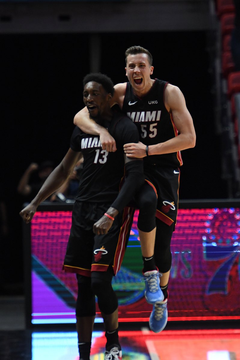 miamiheatrants's tweet photo. Heat finish business on D Wade night!
Honestly everyone outside of Caleb and Lowry played well🔥 No rant tonight!
(Jaime get healthy soon)
#getbamhelp #tradeforapg https://t.co/ZMeiECSurB