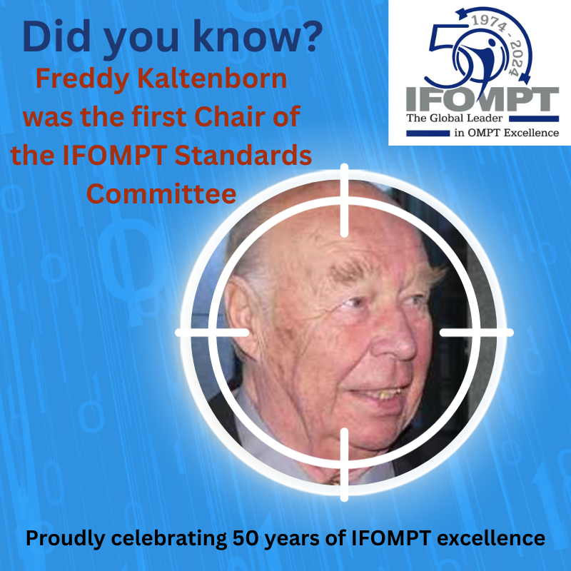 IFOMPT is 50 in 2024 and to celebrate this, we will share some interresting facts about the past 50 years.
#ifompt50
#ifompt50
