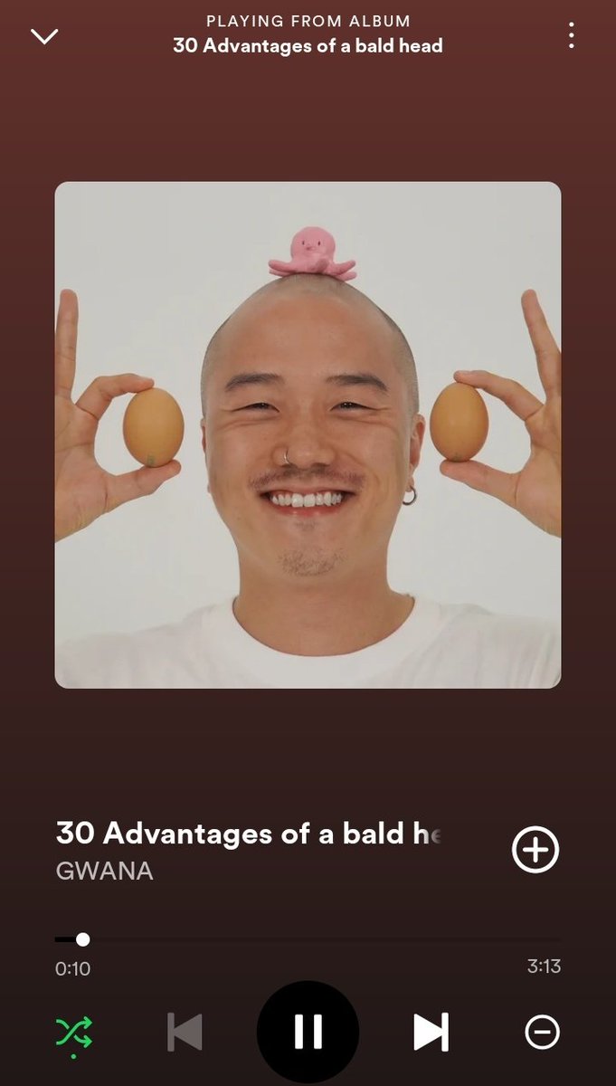 star
moa : "bin rekomendasiin lagu yg akhir² ini lg lu dengerin dong"

soobin : "30 keuntungan punya kepala botak"

ternyata beneran ada, DAN SURPISINGLY LAGUNYA ENAK😭😭😭 AGAK SEBEL😭😭😭