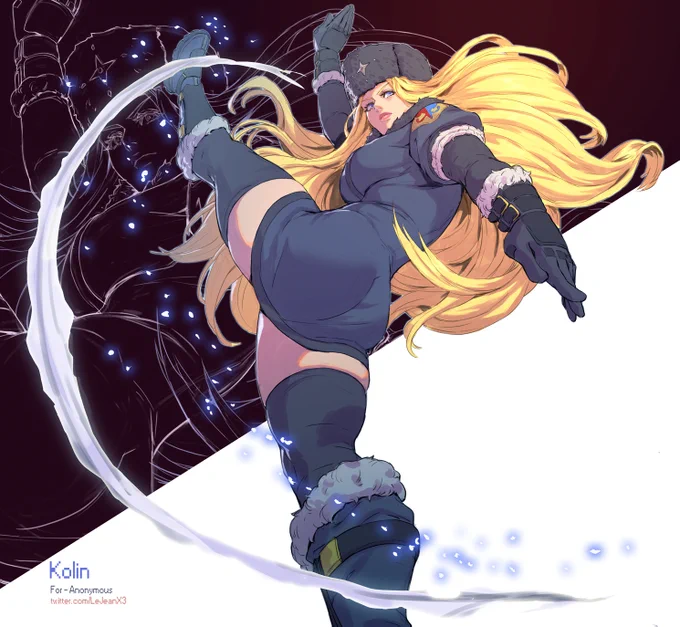 Anonymous commission of Kolin #StreetFighter   VT1 in SFV  Send me a PM for commission inquiries.