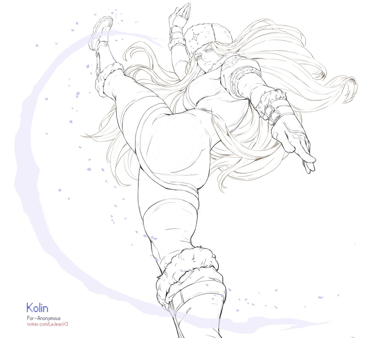 Anonymous commission of Kolin #StreetFighter   VT1 in SFV  Send me a PM for commission inquiries.