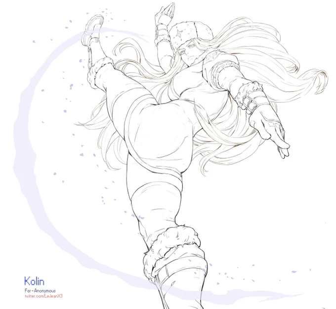 Anonymous commission of Kolin #StreetFighter Send me a PM for commission inquiries. 