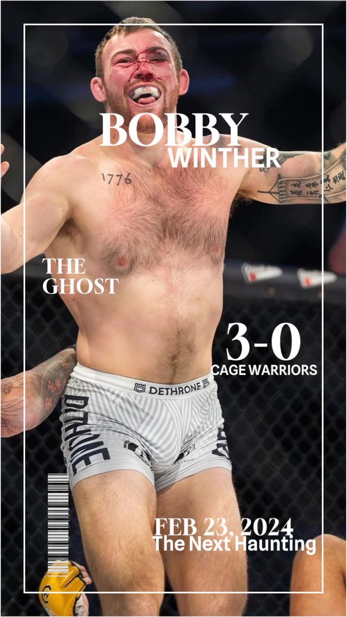 bobbywinthermma's tweet photo. Join me on my journey to the UFC! Please support me by giving me a follow &amp; checking out my merch!😁 Link in bio

Watch my next fight on Cage Warriors, coming to you Feb 23rd! Follow for more info🇺🇸🤘🏼🔄 https://t.co/ZjTsCArs3z