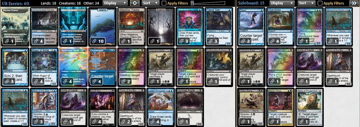 Beicodegeia's tweet photo. Split on finals on sunday challenge with UB fae, deck still solid and very strong in this meta.
R1 vs bg 2-0
R2 vs Jeskai Glitt 2-1
R3 vs Ub terror 2-1
R4 vs bg 2-1
R5 vs rw ephemerate 2-0
R6 vs kuldotha 2-0
R7Scoop

T8 Grixis Affinity 2-0
T4 kuldotha 2-0
F split with @CKikidis https://t.co/r0EMiM85sU