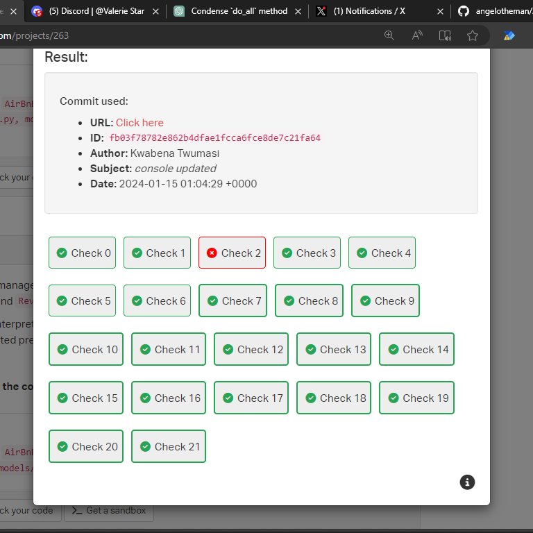 _angelotheman's tweet photo. Nobody:  :)

ALX: You still got one requirement and code output errors to satisfy before you see your marks updated 😀

I'm definitely going to write about this project. Keep an eye here👉🏾https://t.co/bLcD0qi76e

#publicjournal24
#airbnb 
#ALX_SE https://t.co/4Fw0ulCgji