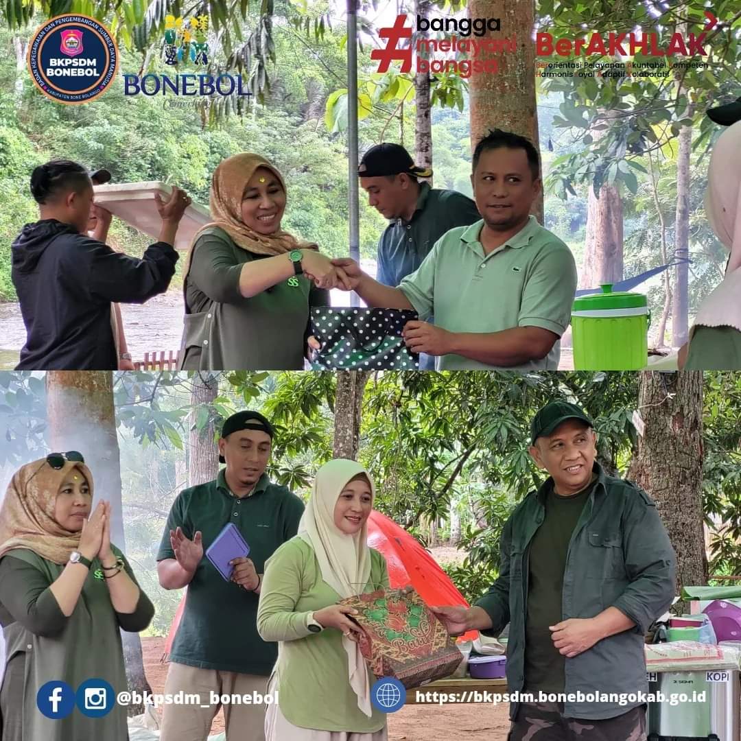 BKPPD_BoneBol's tweet photo. Seluruh jajaran Keluarga Besar Badan Kepegawaian dan pengembangan sumber daya Manusia Kabupaten Bone Bolango menyelenggarakan kegiatan “Family Gathering” dengan tema together as one family yang bertempat di pasambaya river side. Sabtu, 13/01/2024.... https://t.co/E49pnuSg4z