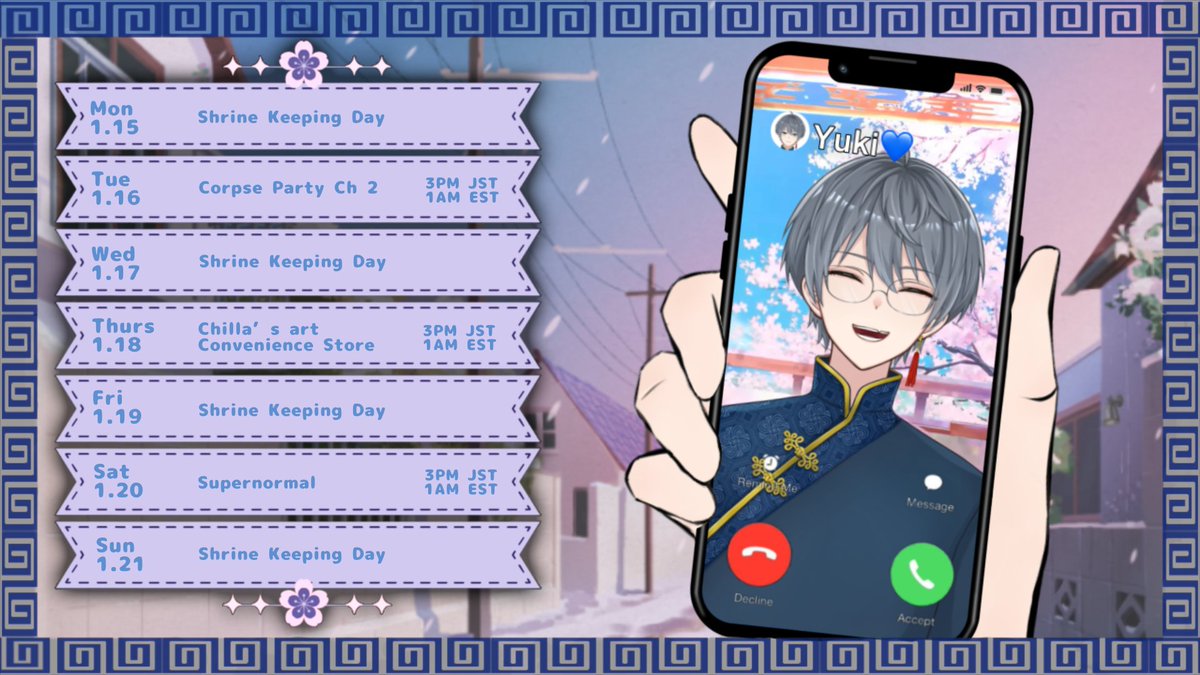 ch_yukimaru's tweet photo. BRRR...BRRR...Hello? Yeah it's Yuki I'll see you on Tuesday at 3 Right? 
#regeant https://t.co/AYlCXdZXip