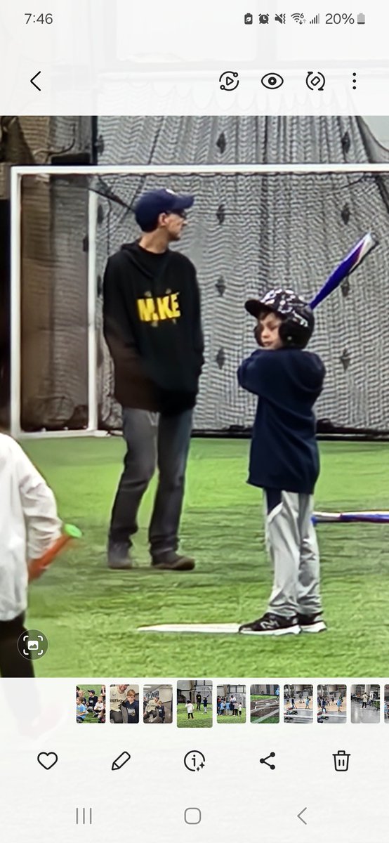 tshowers_'s tweet photo. Talen had a great time at the @Brewers  kids clinic today... https://t.co/kuFww2kj2B