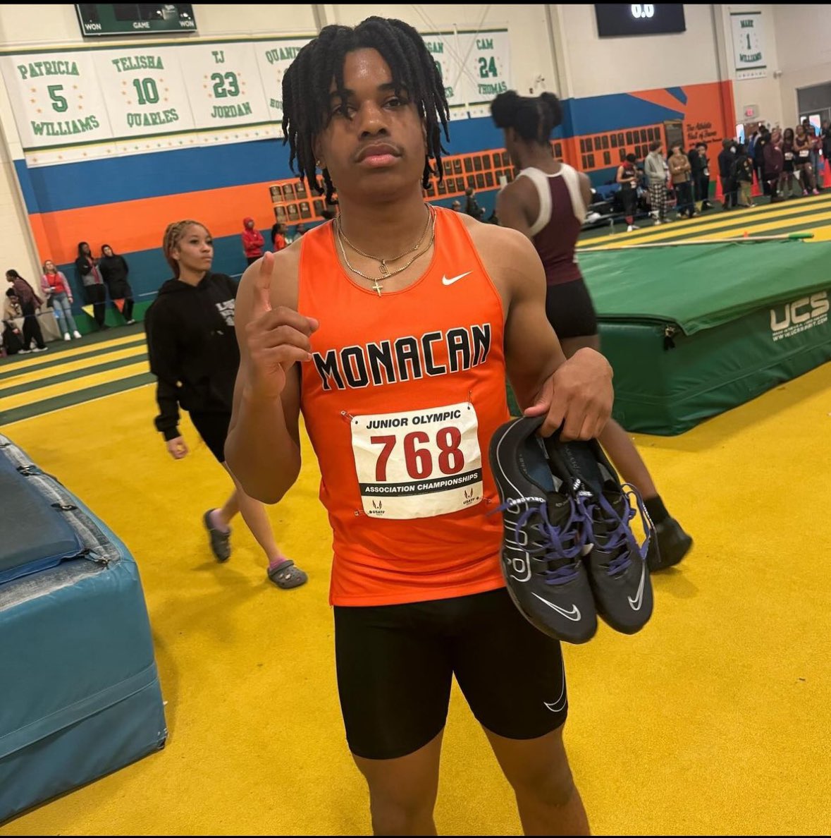 State Qualified in the 55M dash, ran 6.6