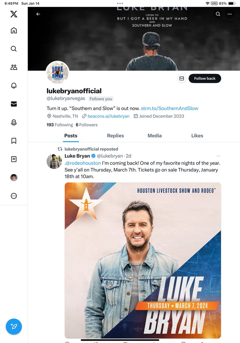 Jonsfriend4ever's tweet photo. Yeah if @lukebryanvegas is the REAL @lukebryan then I own a certain bridge near Brooklyn! 🤣🤣🤣🤣🤣 #notluke, #staymediasafein2024 https://t.co/gwI1vcKxbo