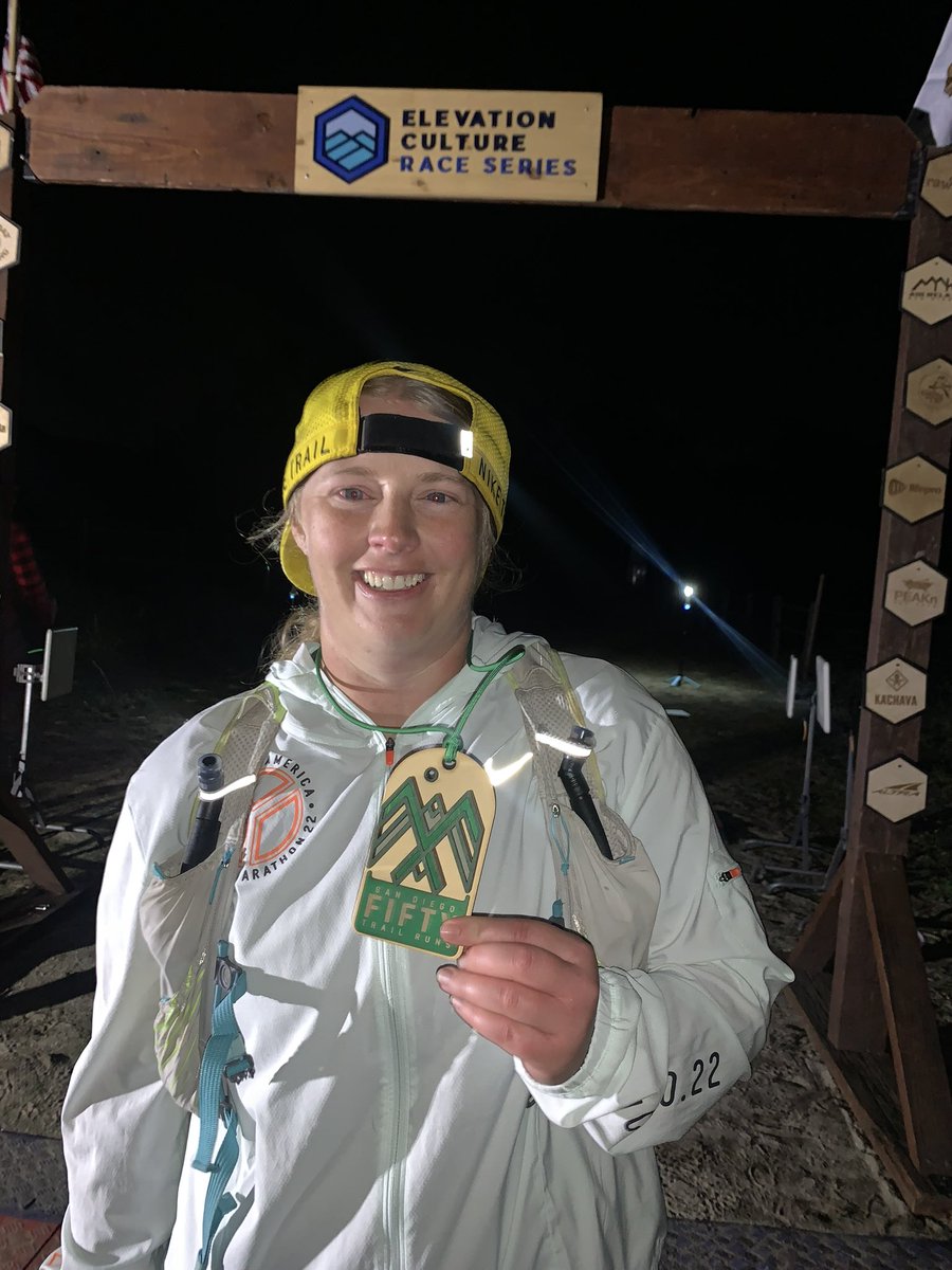 TrunsLA's tweet photo. @therunchat Heck yeah I do.  Ran my first 50 miler yesterday and I still truly haven’t processed I did it.  It was such a crazy journey and day. #runchat #bragtime https://t.co/zwLWsOky2H