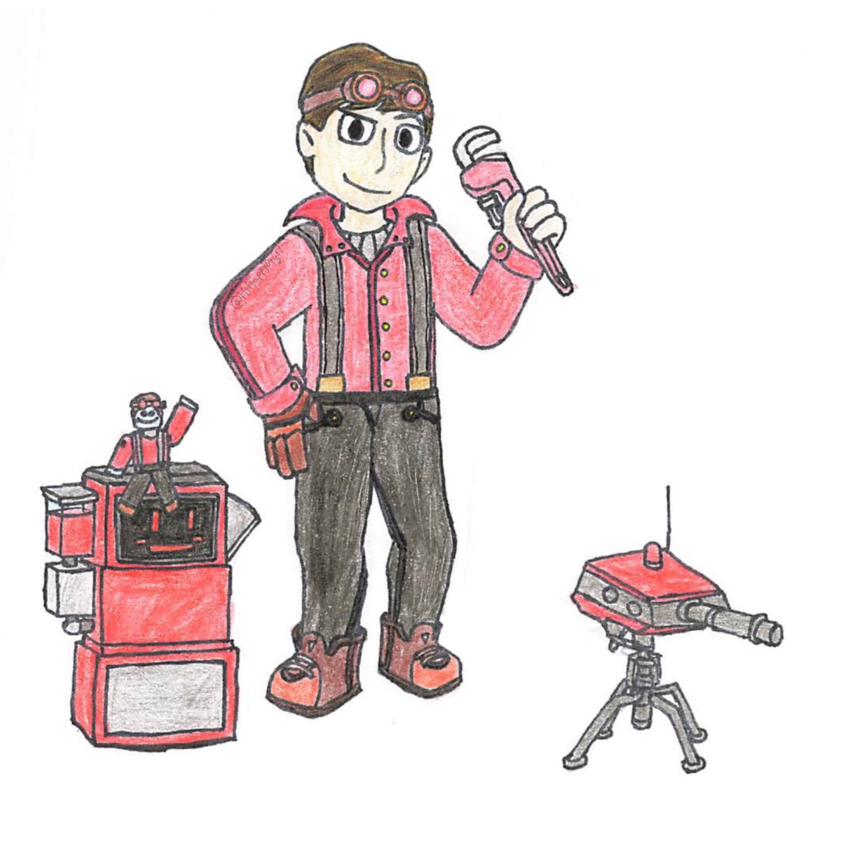 HiHappyDay11's tweet photo. I drew Flanker, Mechanic, and Doctor from TC2
Finally I post art again :) https://t.co/emcGfWQKIU
