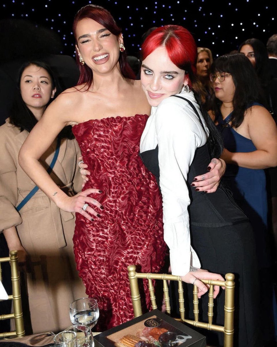 billieeilishtrs's tweet photo. More of Billie photographed with @DUALIPA at the #CriticsChoice Awards tonight in Santa Monica, California! 💫 https://t.co/s7UXlTIiV4