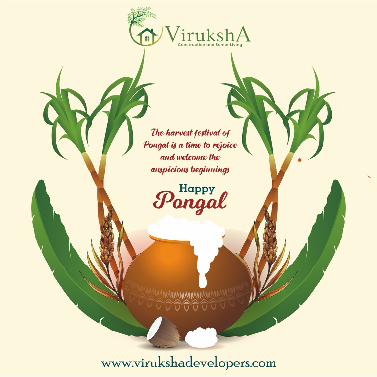 VirukshaDevelop's tweet photo. The harvest festival of Pongal is a time to rejoice and welcome the auspicious beginnings.

Happy Pongal.

#pongal #festival #tamil #tamilnadu #chennai #happypongal #makarsankranti #pongalcelebration https://t.co/zhCNscWwAR