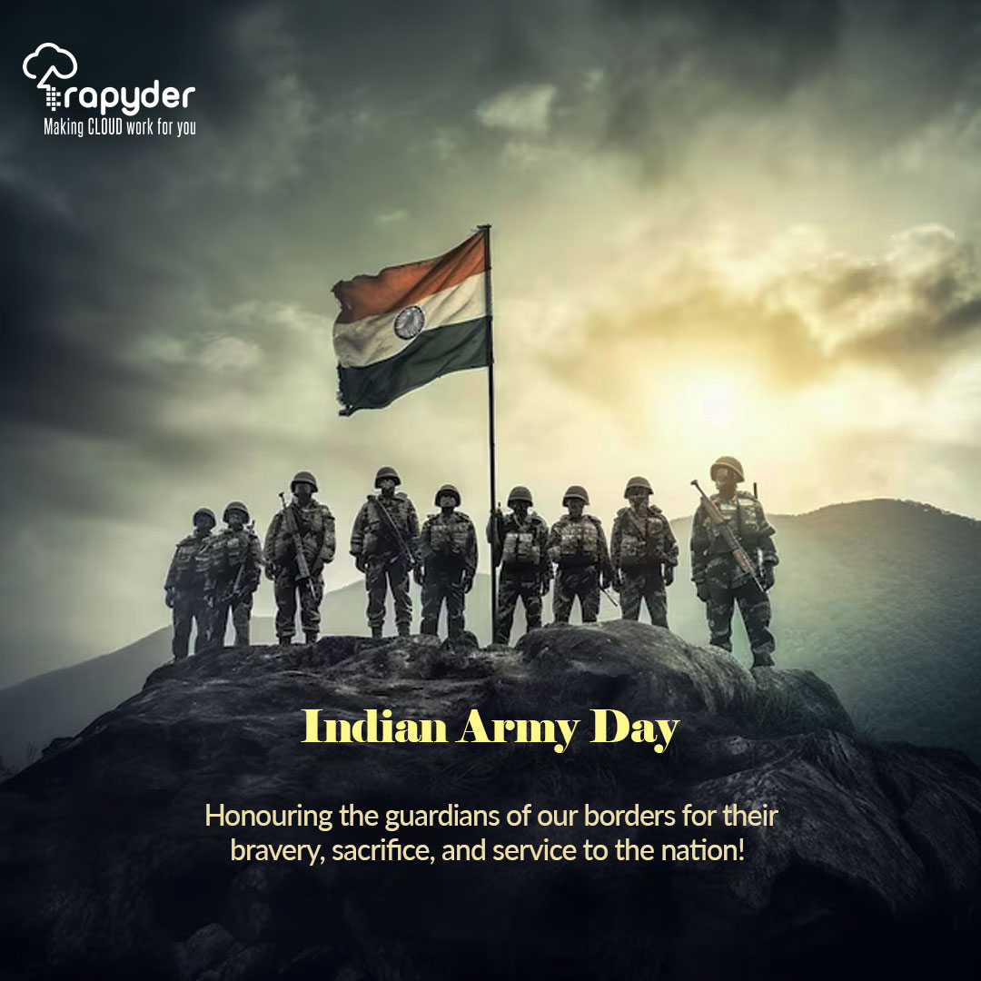 15th January - Indian Army Day Let's unite in commemorating National Army Day to pay tribute to our courageous soldiers, the source of our pride and joy. #IndianArmyDay #IndianArmy #soldiers #tribute