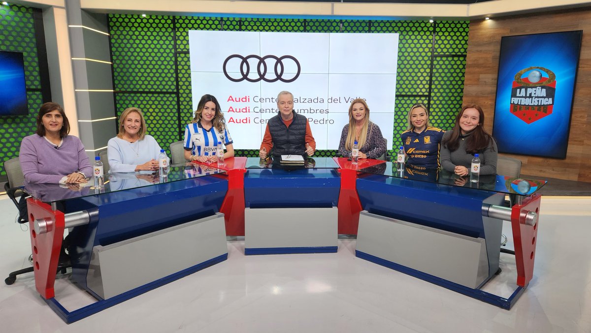 juanmgfutbol's tweet photo. Ya llegaron las peñistas al estudio de @lapfutbolistica. Gracias a @GabyBatocletti, @AliciaCdeN, @litagzz81, Magala Matar, Nora Andrade y Sofía García. https://t.co/jmxWL9XZqP