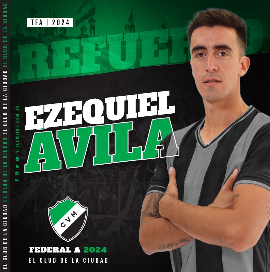 MdePasesFederal's tweet photo. #FederalA | 🤝 [OFICIAL] Ezequiel Ávila es refuerzo de #VillaMitre. El lateral/volante llegó libre de #Cipolletti y firmó hasta diciembre de 2024✍🏼. https://t.co/IsYWi2MZ6N