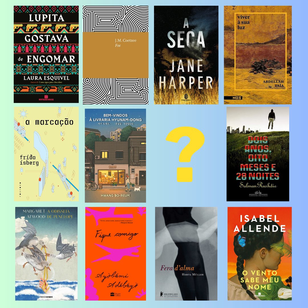 leiathejules's tweet photo. Seguem minhas escolhas para o desafio #LendoPeloMundoJLA 

1) México: Lupita Gostava de Engomar, de Laura Esquivel
2) África do Sul: Foe, do J. M. Coetzee
3) Austrália: A Seca, de Jane Harper
4) Marrocos: Viver a Sua Luz, do Abdelah Taia
5) Islândia: A Marcação, de Frida Isberg https://t.co/VXqSg2uOqb