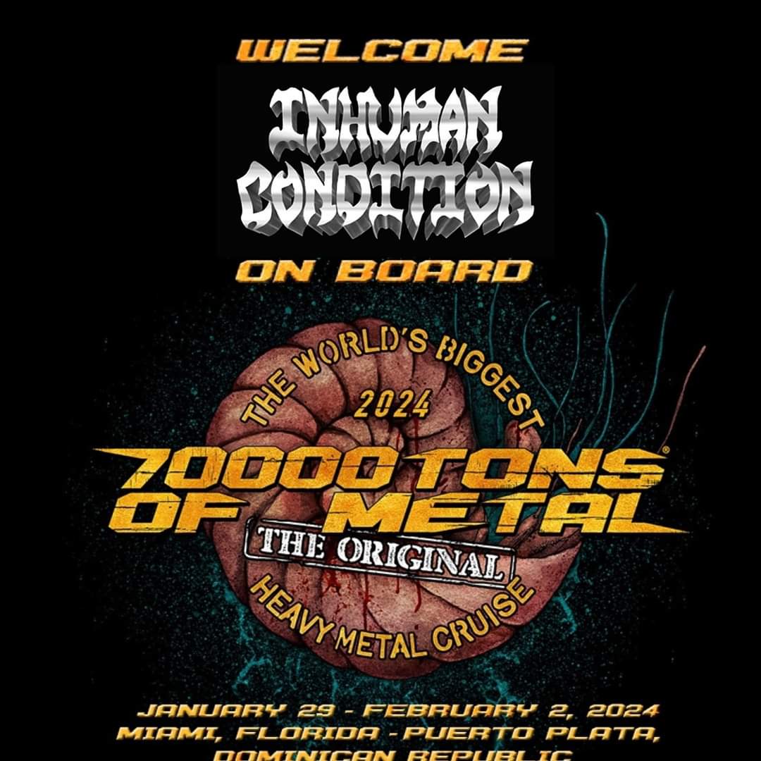 BandInhuman's tweet photo. Rats! Get your swim trunks out!
It’s time to take this on the high seas!
Join us on the @70000tons cruise this year. 
#floridadeathmetal #overwater
Reposted from @inhuman_condition_band https://t.co/guIPhoDfrR