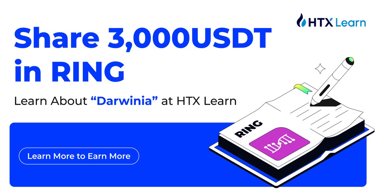 #HTX Learn &amp; Earn!  

Share $ 3,000 in Rewards:

𝗥𝗲𝘄𝗮𝗿𝗱 𝟭:
✅Follow <a href="/HTX_Global/">HTX</a>  <a href="/DarwiniaNetwork/">Darwinia</a>
✅RT + Ace the Quiz：bit.ly/3TYeOBU
✍️Fill out the form：bit.ly/3vyoXv0

𝗥𝗲𝘄𝗮𝗿𝗱 𝟮:
✅Nail all questions correctly
✅Join now for a chance to win!